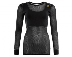 Dámské funkční triko Aclima WoolNet Crew Neck shirt Woman Jet Black Image 0