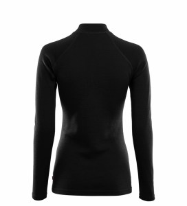 Dámské funkční triko Aclima WarmWool Mock Neck Shirt W/Zip Woman jet black S Image 1