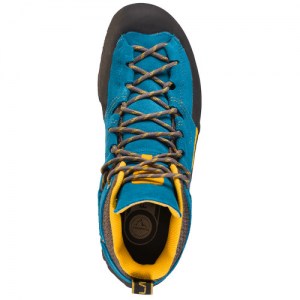 Pánské trekové boty La Sportiva Boulder X MID GTX Blue/Yellow Image 2