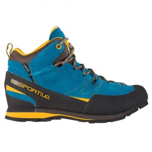 Pánské trekové boty La Sportiva Boulder X MID GTX Blue/Yellow Image 3