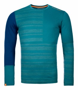 Pánské funkční triko Ortovox 185 Rock’n’wool Long Sleeve M pacific green Image 0